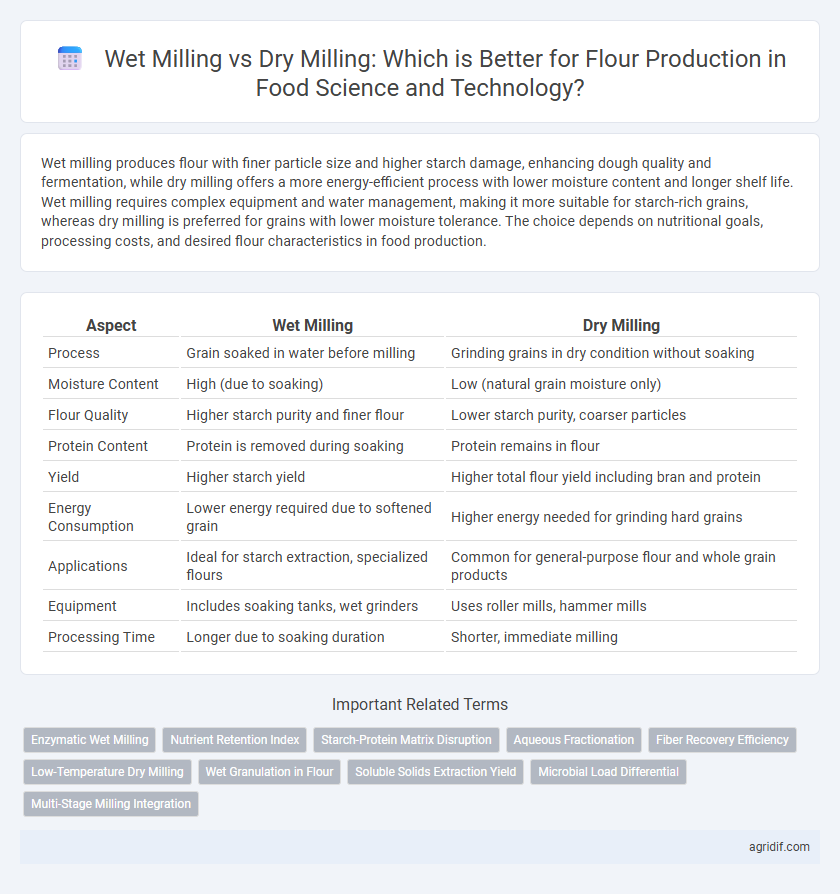 Wet Milling vs Dry Milling: Which is Better for Flour Production in Food Science and Technology?