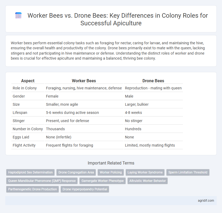 Worker Bees vs. Drone Bees: Key Differences in Colony Roles for Successful Apiculture